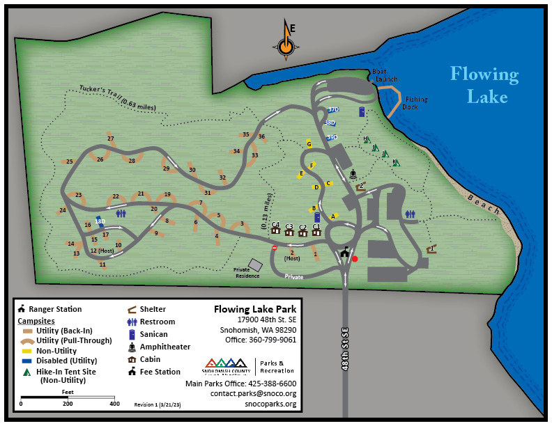 Custom County Park Map Design